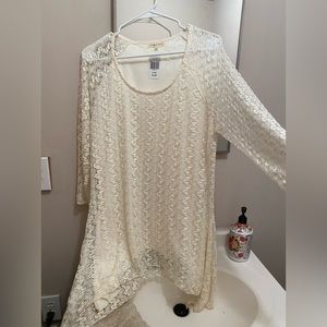 Ladies top with flared bottom
